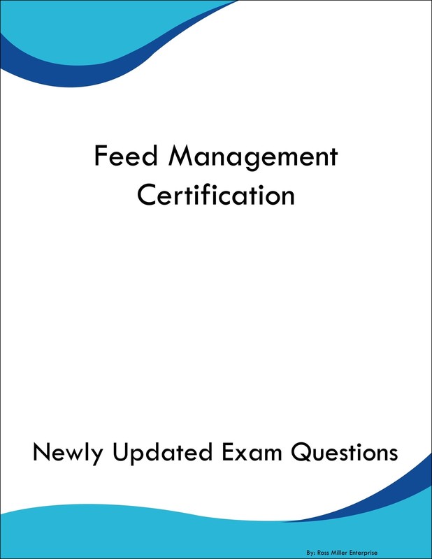 Feed Management Certification Study Guide Prep Book