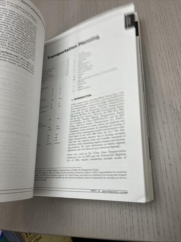 PPI Transportation Depth Reference Manual for the PE Civil Exam, 3rd Edition - a gallery
