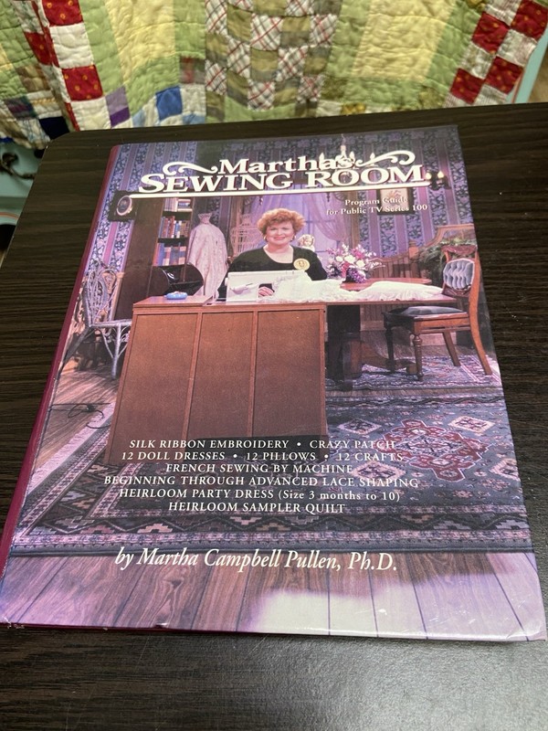 Martha’s Sewing Room Program Guide for Public TV Series 100 Hardcover Book 1994