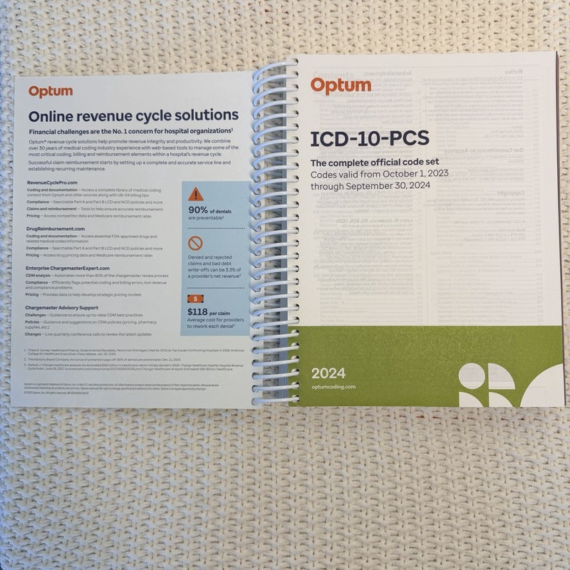 2024 ICD-10-PCS Expert The Complete Official Code Set from Optum gallery