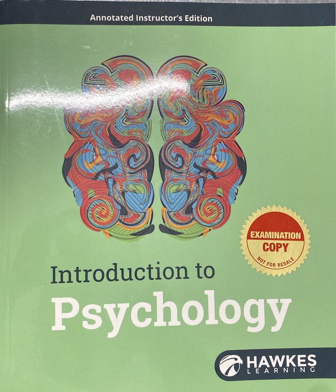 Introduction to Psychology (1st Edition) ANNOTATED INSTRUCTOR'S EDITION