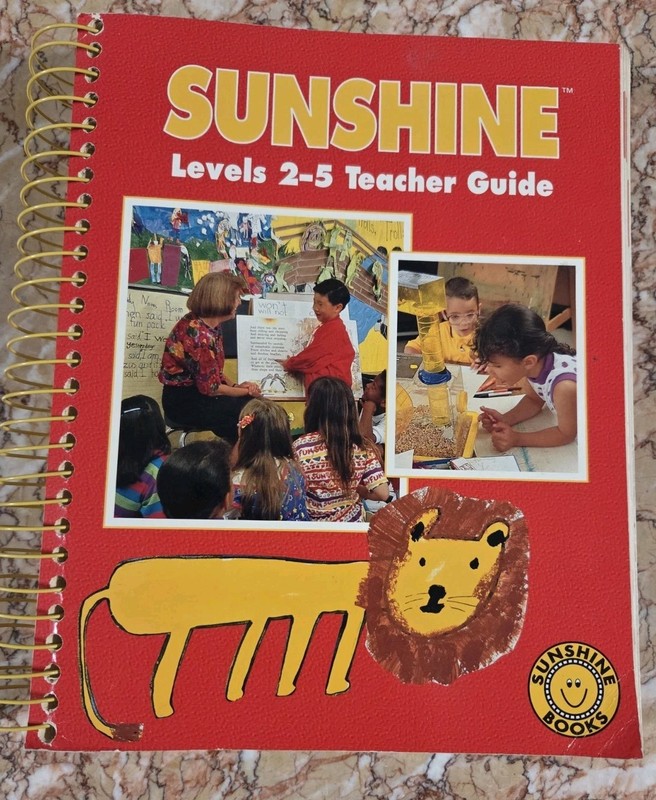 Sunshine Levels 2-5 Teacher Guide 1994 Sunshine Books Homeschooling
