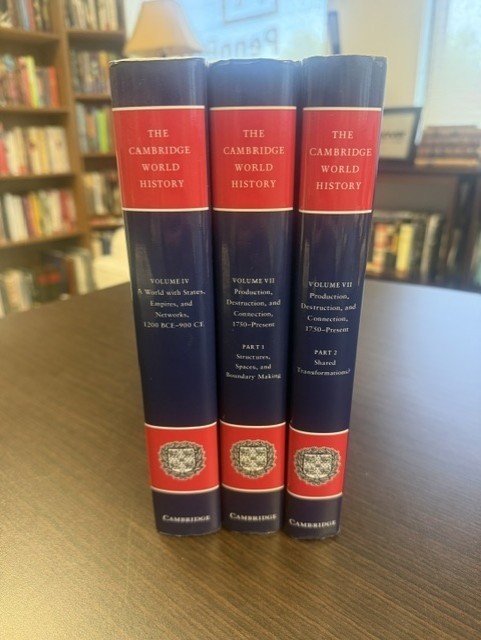 The Cambridge World History 3 Book Lot 1750-Present (Vol I/II) & 1200BCE-900CE gallery