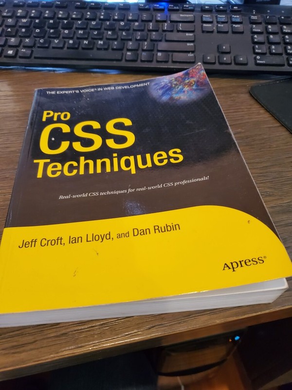 Expert’s Voice Ser.: Pro CSS Techniques : Real-World CSS Techniques for…