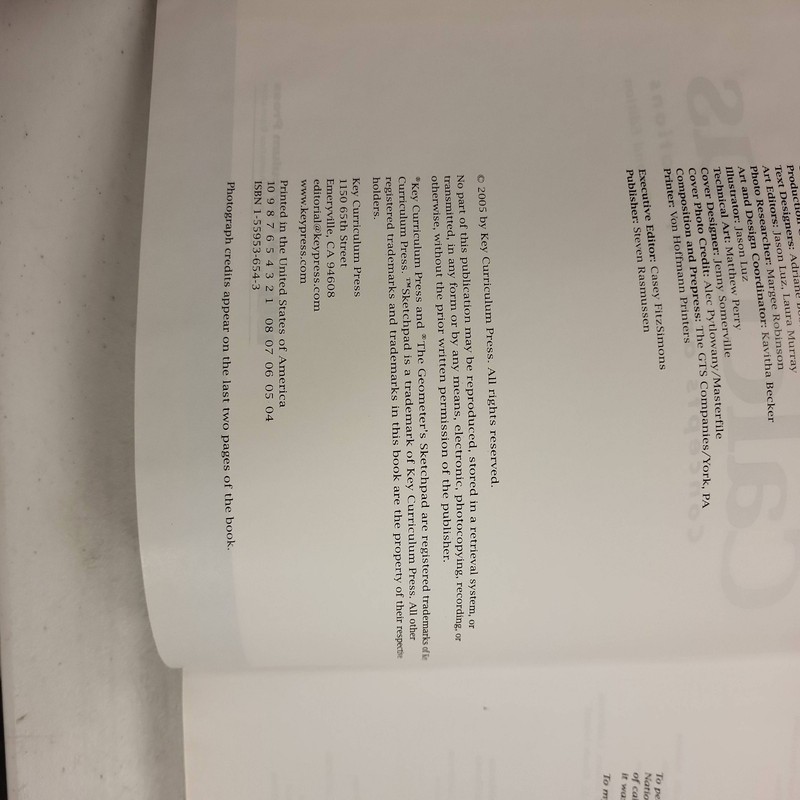 Calculus Concepts and Applications Paul A Foerster Hardcover Textbook 2005 gallery
