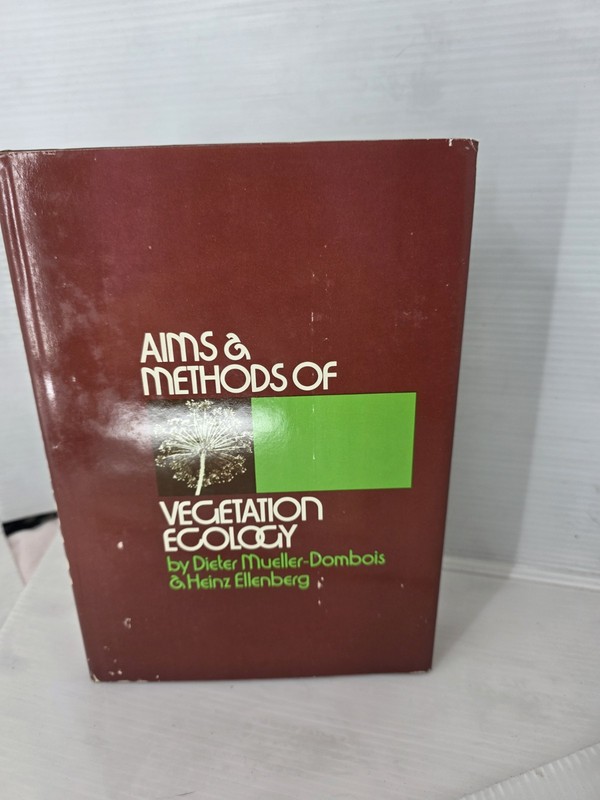 Aims & Methods of Vegetation Ecology Hardcover 1974 1st Edition Wiley Botany DJ gallery