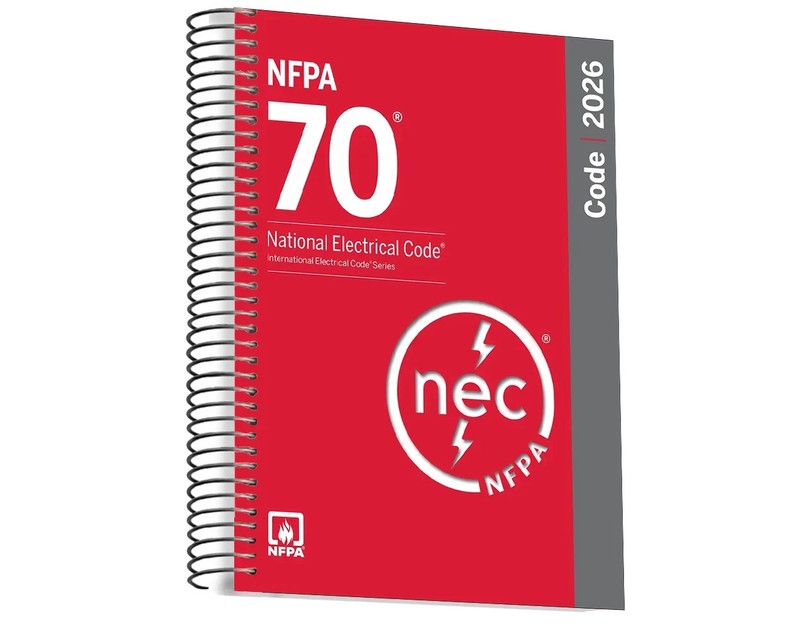 NFPA 70 2026 NEC Code Book + Ugly's Electrical Ref Spiral + Index TAB 2026 USPS gallery