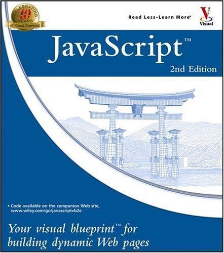 Javascript: Your Visual Blueprint for Buildin- Pascarello, 0764574973, paperback