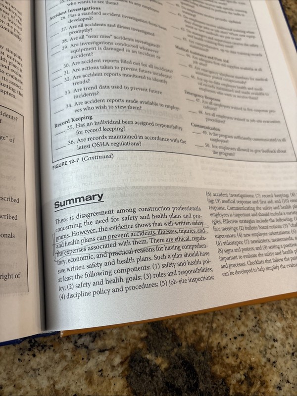 Construction Safety & Health by David Goetsch: 2nd Edition-Used gallery