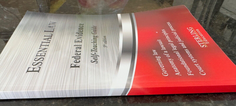 Essential Law Federal Evidence -Self Teaching Guide 5th-Court & Judicial Process gallery