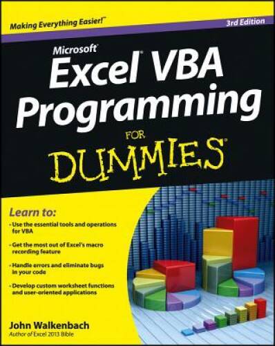 Excel VBA Programming For Dummies – Paperback By Walkenbach, John – GOOD