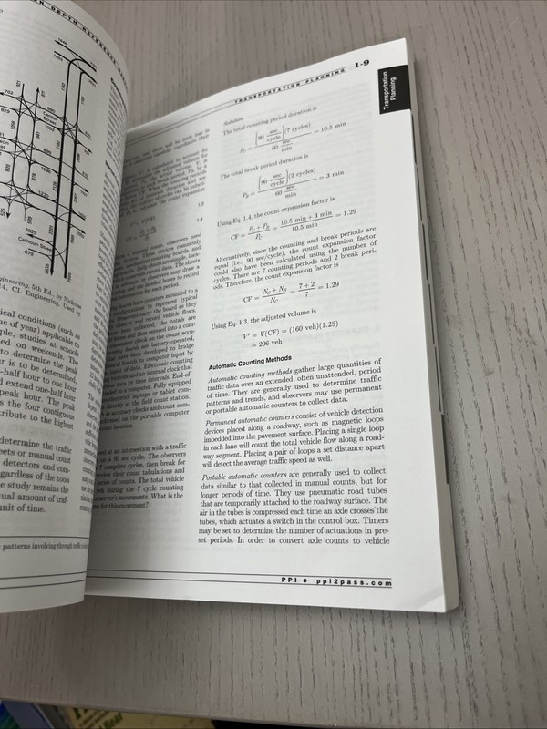 PPI Transportation Depth Reference Manual for the PE Civil Exam, 3rd Edition - a gallery