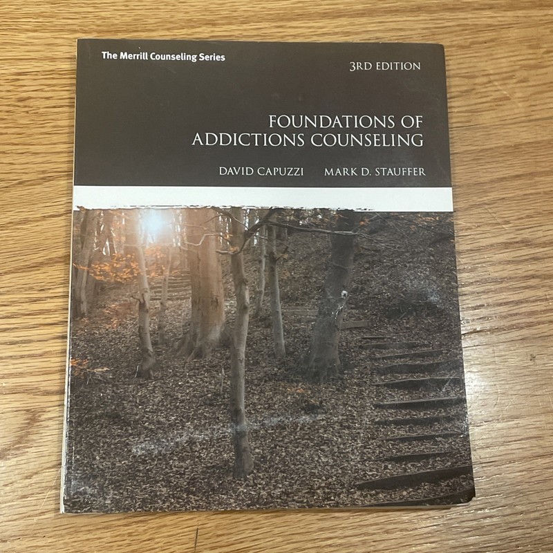 Foundations of Addictions Counseling Book 3rd Ed Capuzzi Stauffer