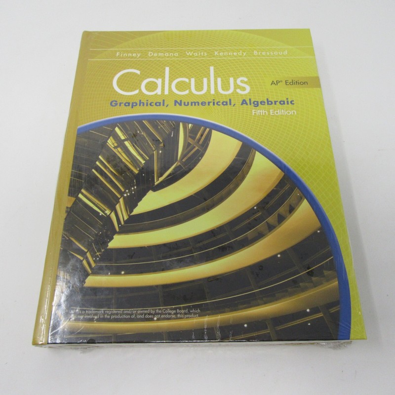 Calculus AP 5th ed – Finney Demana Waits Pearson w/ MathXL NEW SEALED