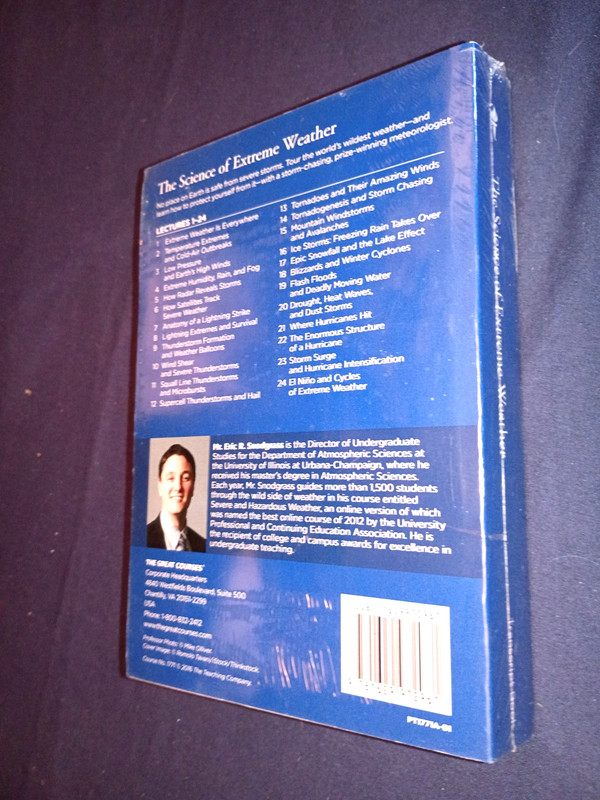 Great Courses TRANSCRIPTS : THE SCIENCE OF EXTREME WEATHER sealed gallery