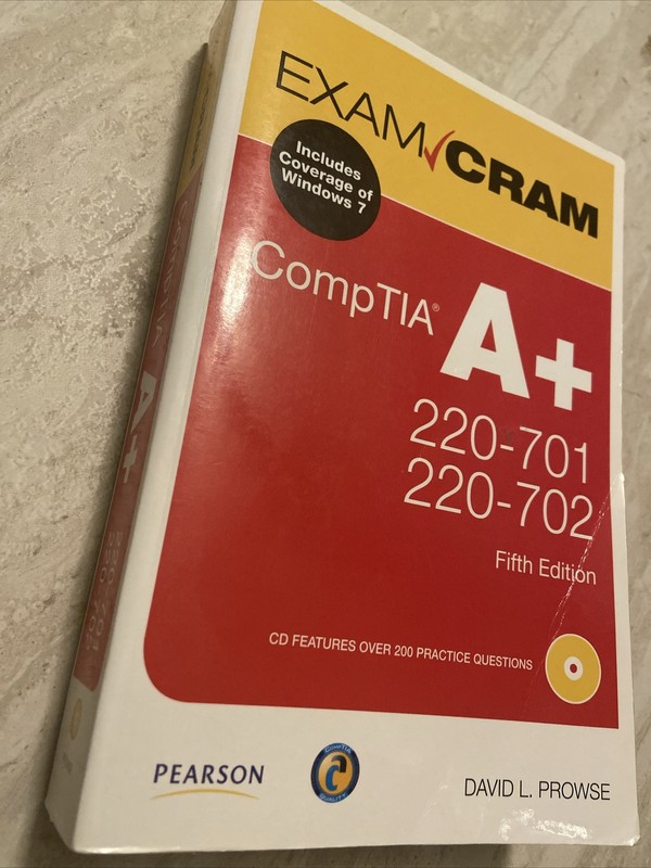 Exam Cram Ser.: CompTIA A+ 220-701 and 220-702 by David L. Prowse (2011, CD-ROM