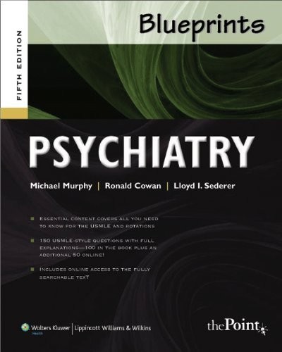 Psychiatry (Blueprints Series), Ronald Cowan