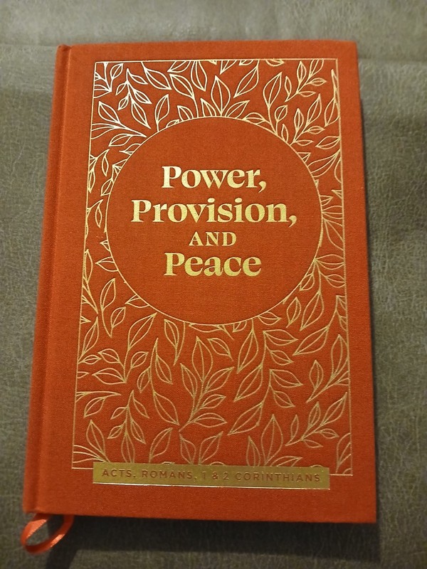 Power Provision and Peace – Acts Romans 1&2 Corinthians – Hardcover BRAND NEW