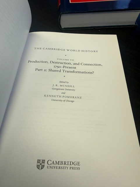 The Cambridge World History 3 Book Lot 1750-Present (Vol I/II) & 1200BCE-900CE gallery