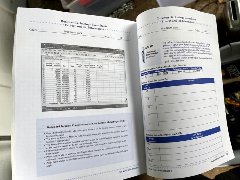 2003 Integrated Computer Projects Lloyd D. Brooks EMC Paradigm Textbook Excel gallery