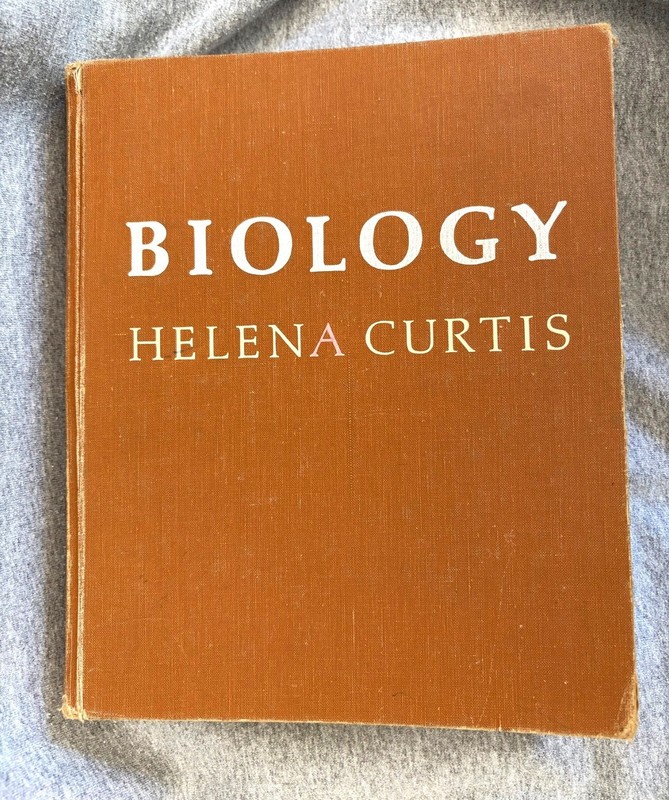 Biology Helena Curtis 2nd Edition Textbook 1975 2nd Printing Vintage 1065 Pages