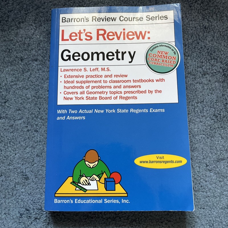 Let’s Review Ser.: Let’s Review Geometry by Lawrence Leff (2015, Trade…