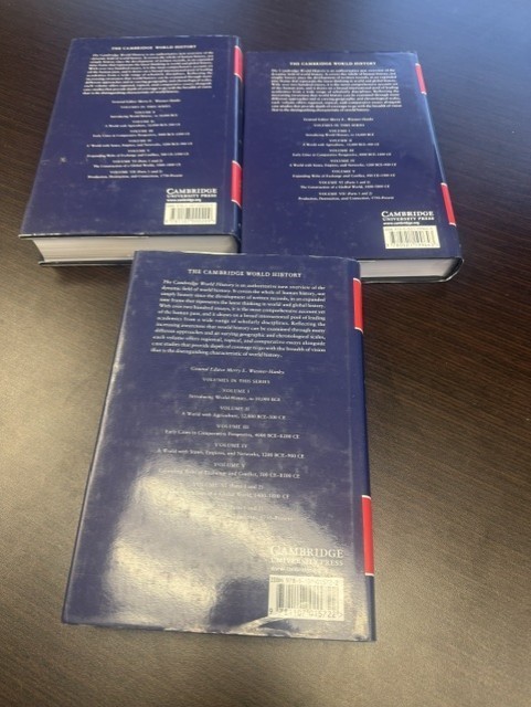 The Cambridge World History 3 Book Lot 1750-Present (Vol I/II) & 1200BCE-900CE gallery