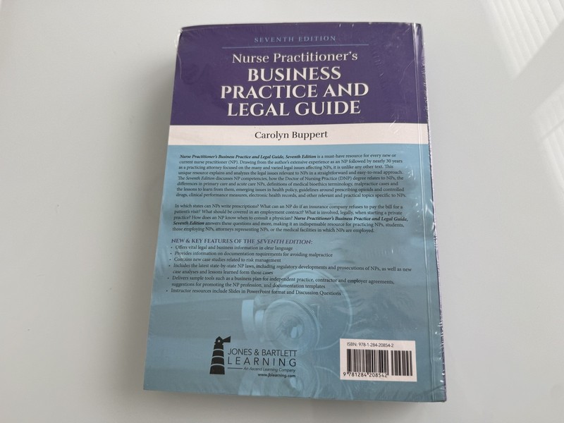 NEW USA Nurse Practitioner's Business Practice and Legal Guide (Buppert, 7th Ed. gallery