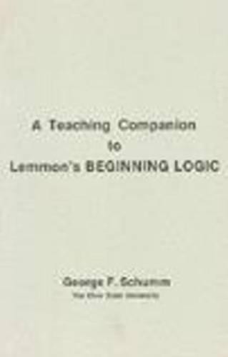 George Schumm Companion To Lemmon’s Beginning Logic (Paperback) (UK IMPORT)