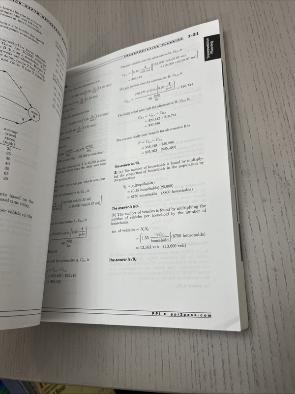 PPI Transportation Depth Reference Manual for the PE Civil Exam, 3rd Edition - a gallery