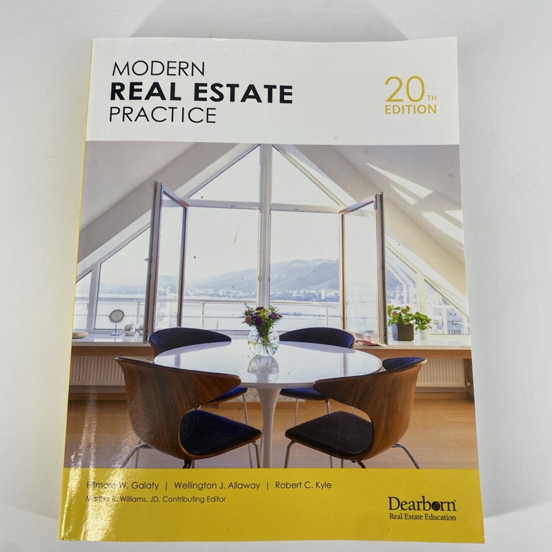 Modern Real Estate Practice 20th Edition Fillmore Galaty Dearborn Real Estate