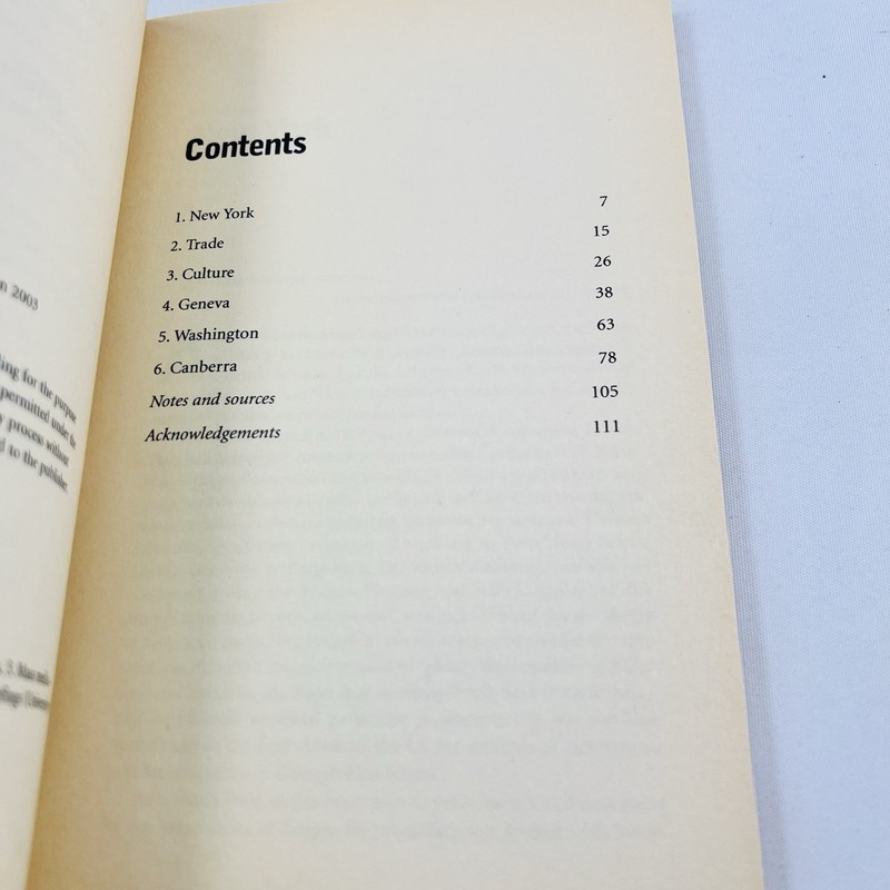 America (TM)s Pie: Trade and Culture After 9/11 by Jock Given (Paperback, 2003) gallery