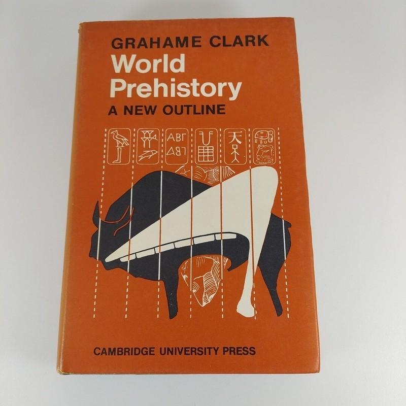 World Prehistory A New Outline Grahame Clark 2nd Ed Illustrated HCDJ 1969