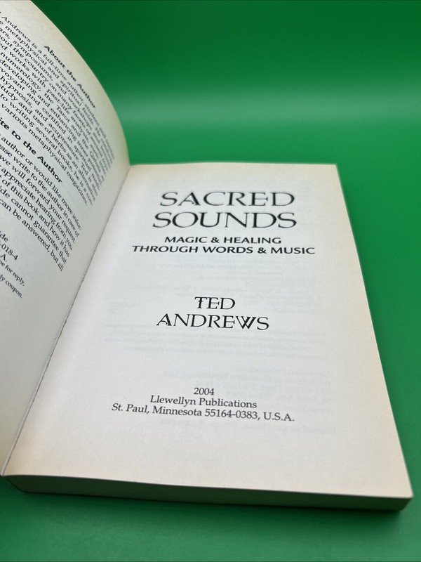 Sacred Sounds: Magic & Healing Through Words & Music by Andrews, Ted, paperback gallery