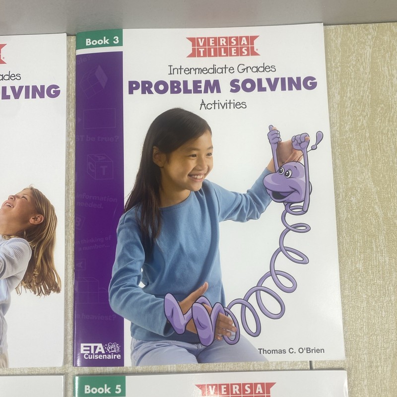 Versa Tiles ETA Cuisenaire Level 5 Intermediate Grades Activities Books Set 2-5 gallery