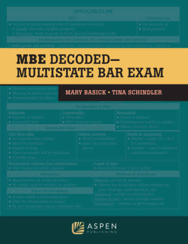 The MBE Decoded (Bar Review) – Paperback By Mary Basick – GOOD