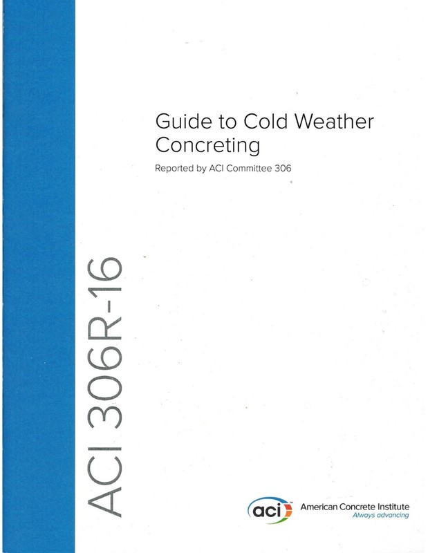 ACI 306R-16 Guide to Cold Weather Concreting (Brand New Paperback)