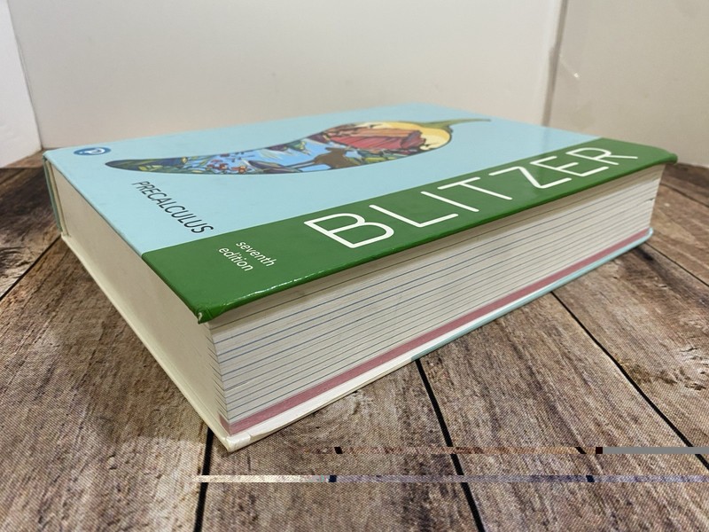 Precalculus 7th Edition Hardcover Textbook by Blitzer HC Book Pearson Very Good gallery