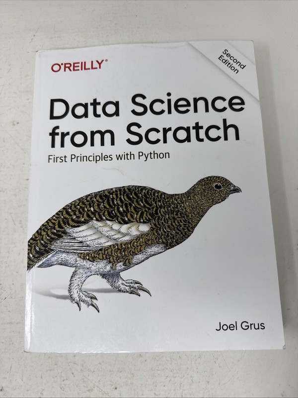 Data Science from Scratch: First Principles with Python – Paperback – VERY GOOD