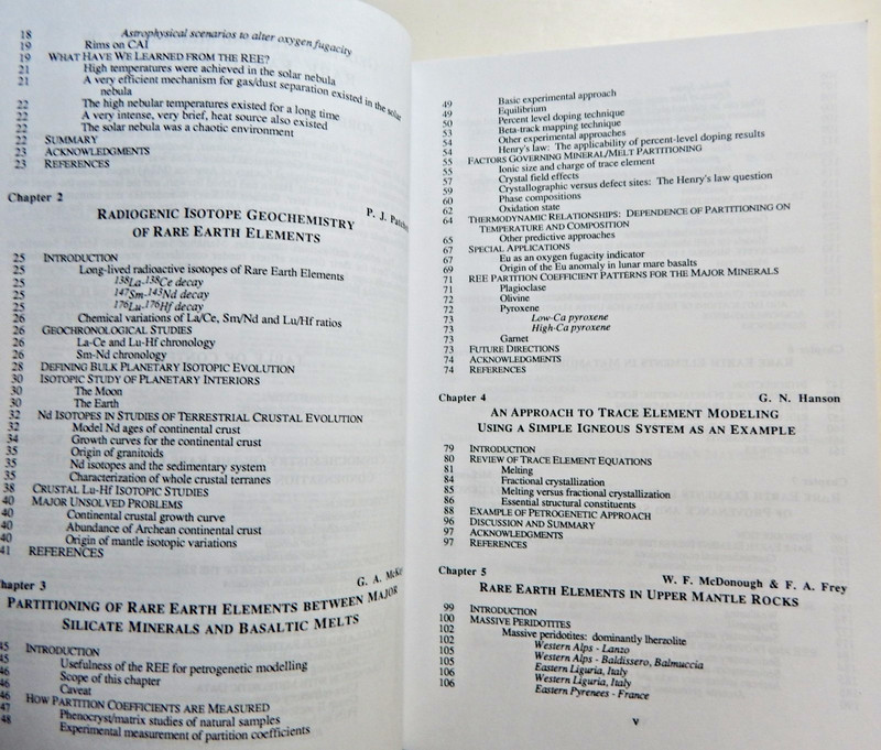 Geochemistry and Mineralogy of Rare Earth Elements Reviews V21 Rocks Geology gallery