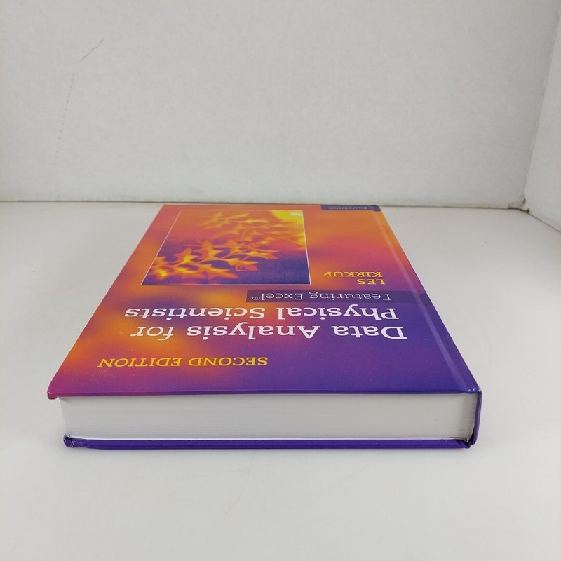 Data Analysis for Physical Scientists Featuring Excel 2nd Ed Les Kirkup 2012 HC gallery