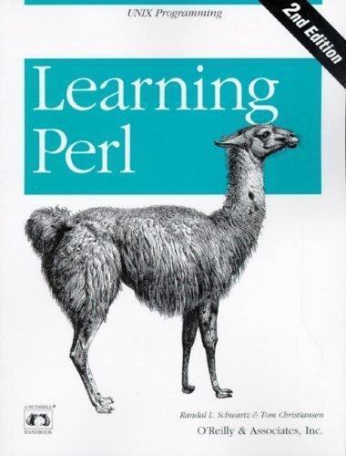 Learning Perl, Second Edition (Nutshell Handbooks) – Paperback – VERY GOOD