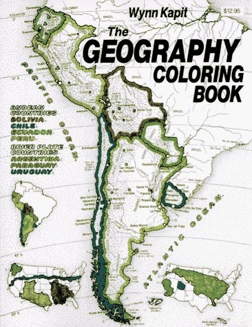 Geography Coloring Book – paperback Kapit, Wynn