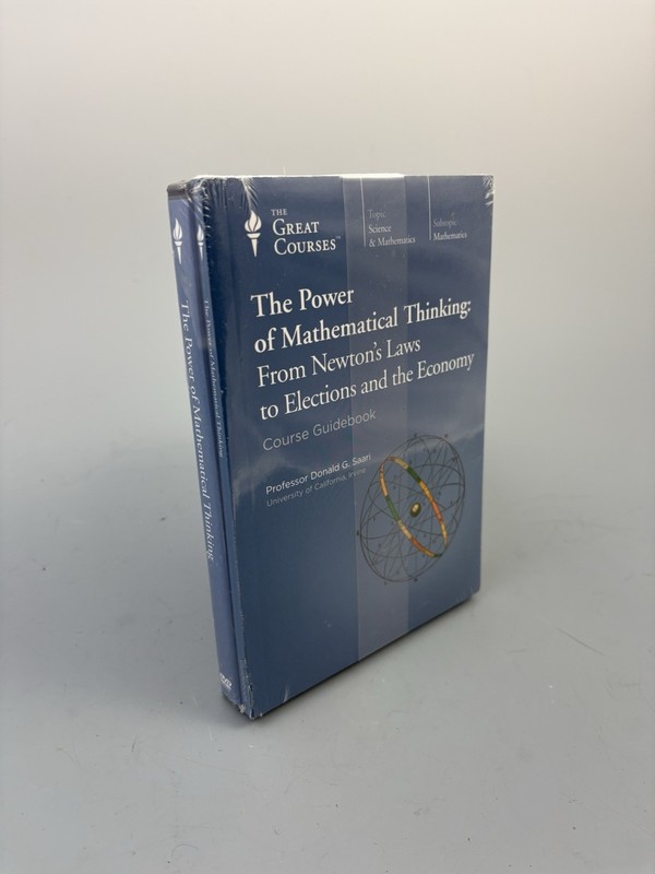 New Sealed Great Courses DVD + Guidebook The Power of Mathematical Thinking