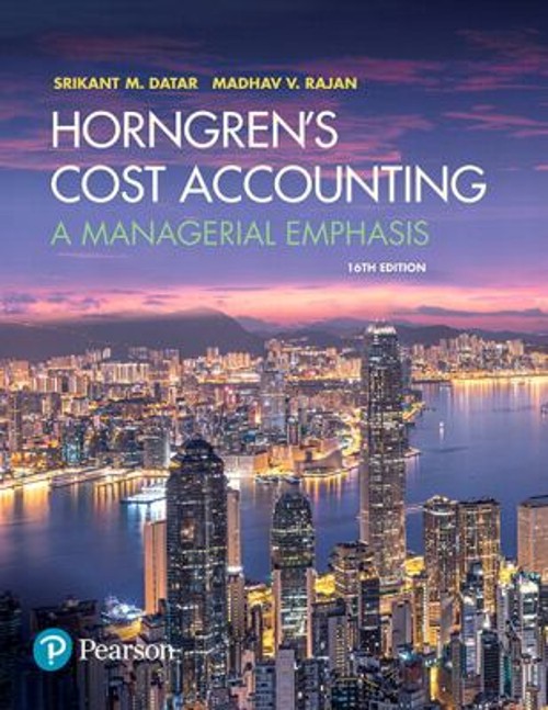 Horngren’s Cost Accounting, Student Value Edition Plus Mylab Acco