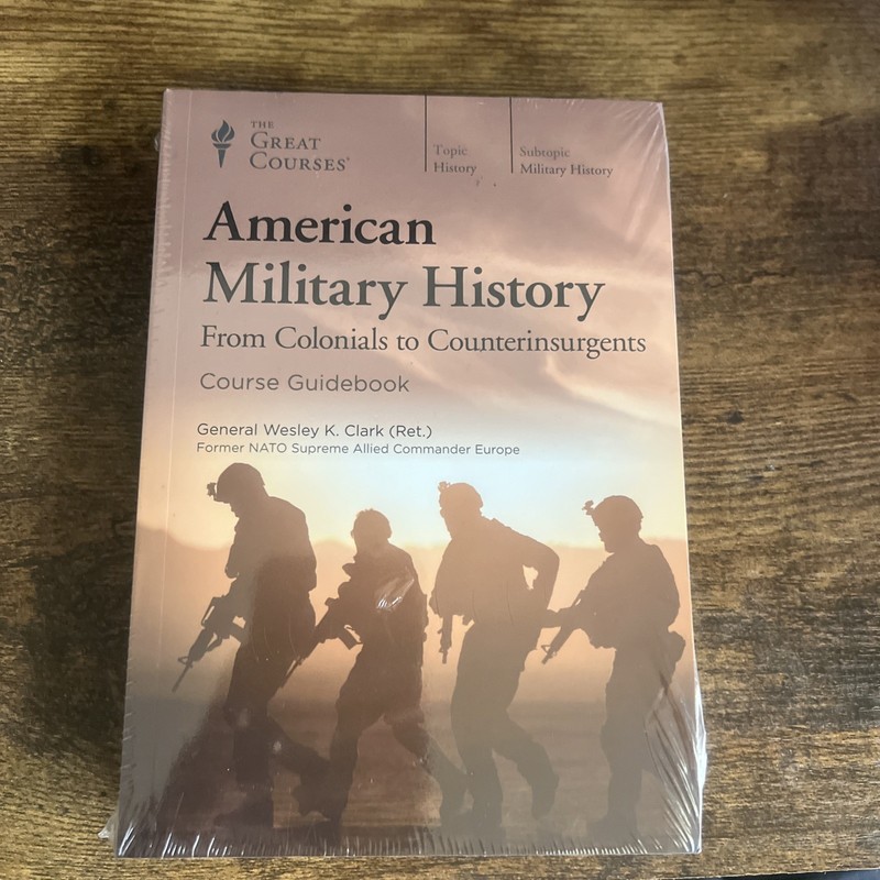 Great Courses DVD: American Military History LIKE NEW 4 DVDs+Guidebook