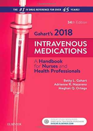 Gahart’s 2018 Intravenous – Spiral-bound, by Gahart RN Betty – Acceptable r