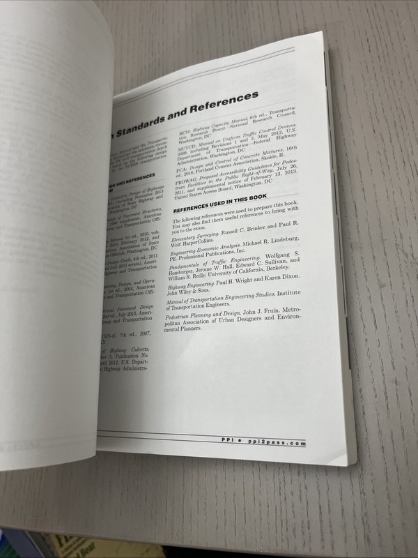 PPI Transportation Depth Reference Manual for the PE Civil Exam, 3rd Edition - a gallery