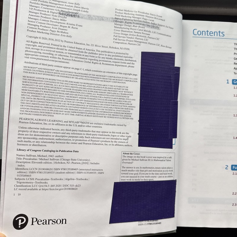 Precalculus by Michael Sullivan (2019, Hardcover) gallery