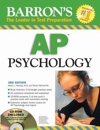Barron’s AP Psychology (Book & CD-ROM)